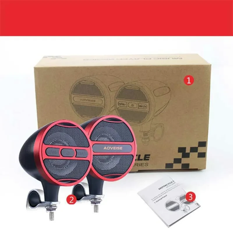 Waterproof Motorcycle Bluetooth Audio System with Subwoofer