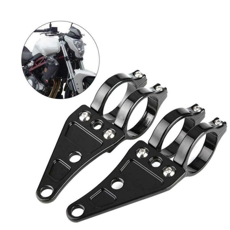 Rugged Aluminum Front Headlight Brackets for Motorcycles