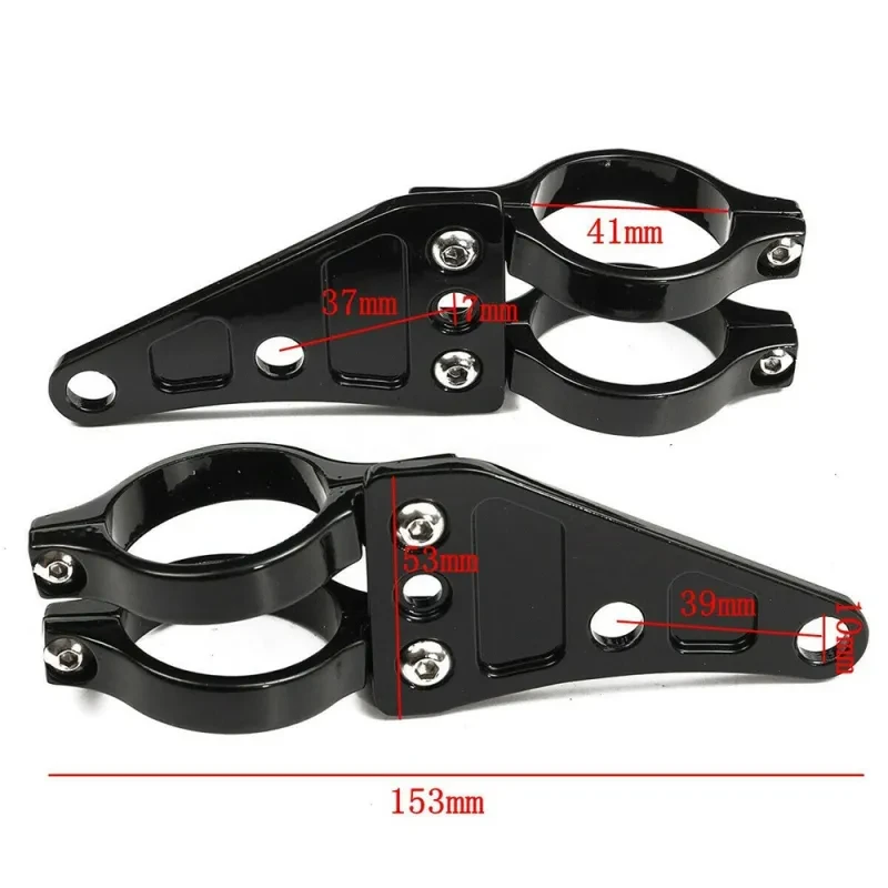 Rugged Aluminum Front Headlight Brackets for Motorcycles