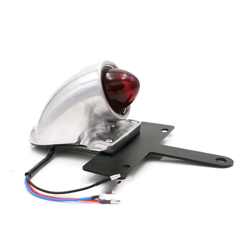 Sleek Electroplated Motorcycle Rear Light – Tail & Brake LED