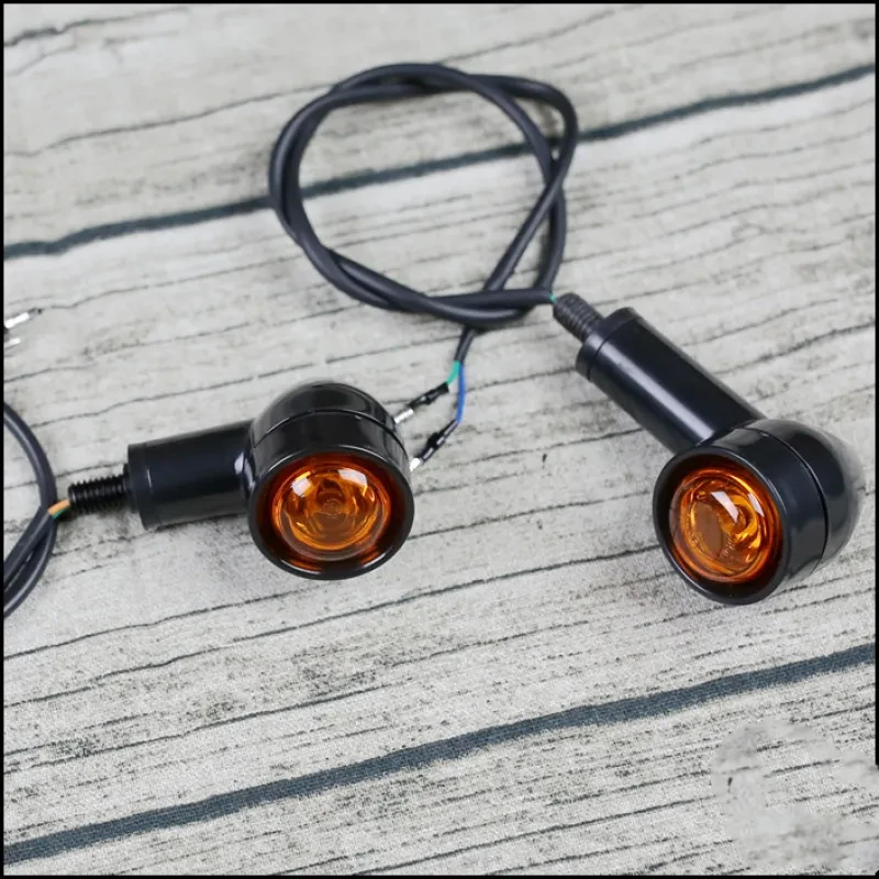 Hot-Selling Mini LED Motorcycle Turn Signals – Retro & Bright