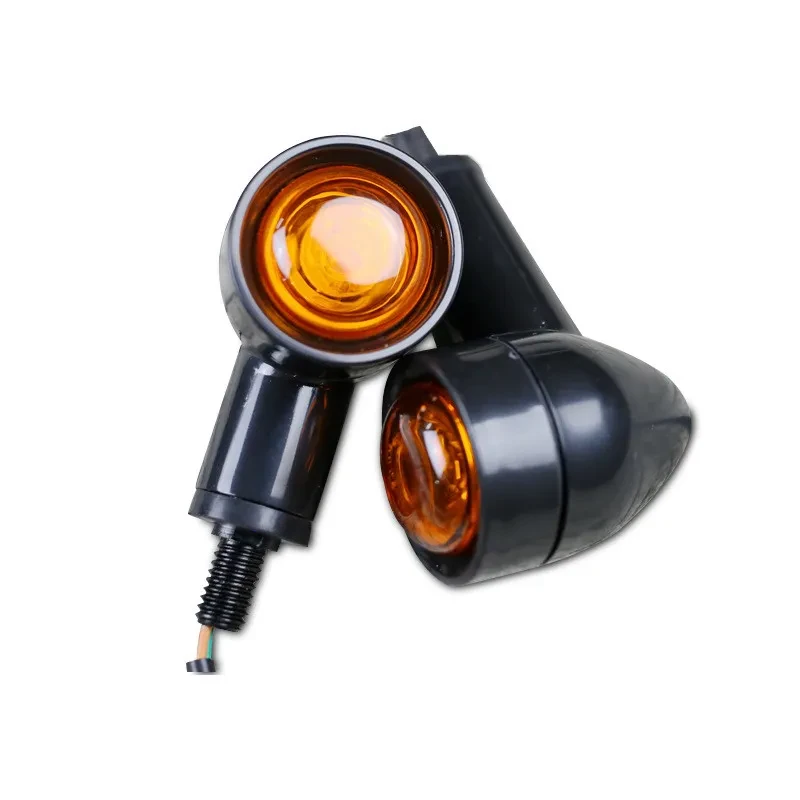 Hot-Selling Mini LED Motorcycle Turn Signals – Retro & Bright