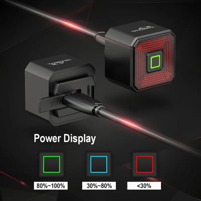 High-Visibility USB Rechargeable Taillight for Road Bikes