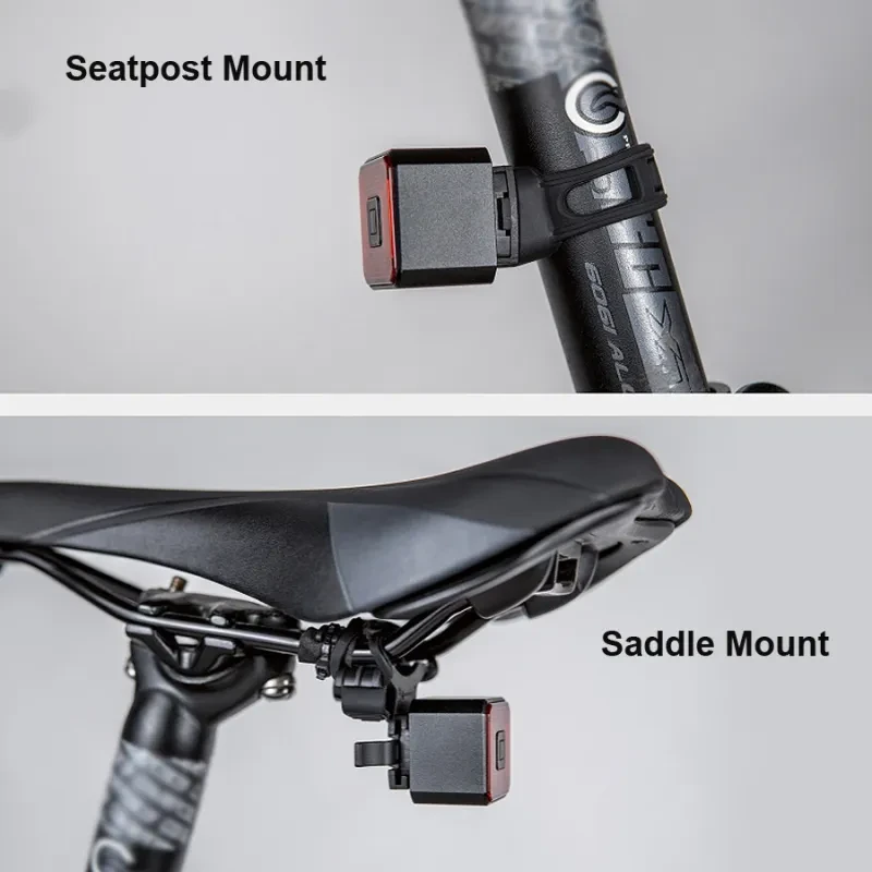 High-Visibility USB Rechargeable Taillight for Road Bikes