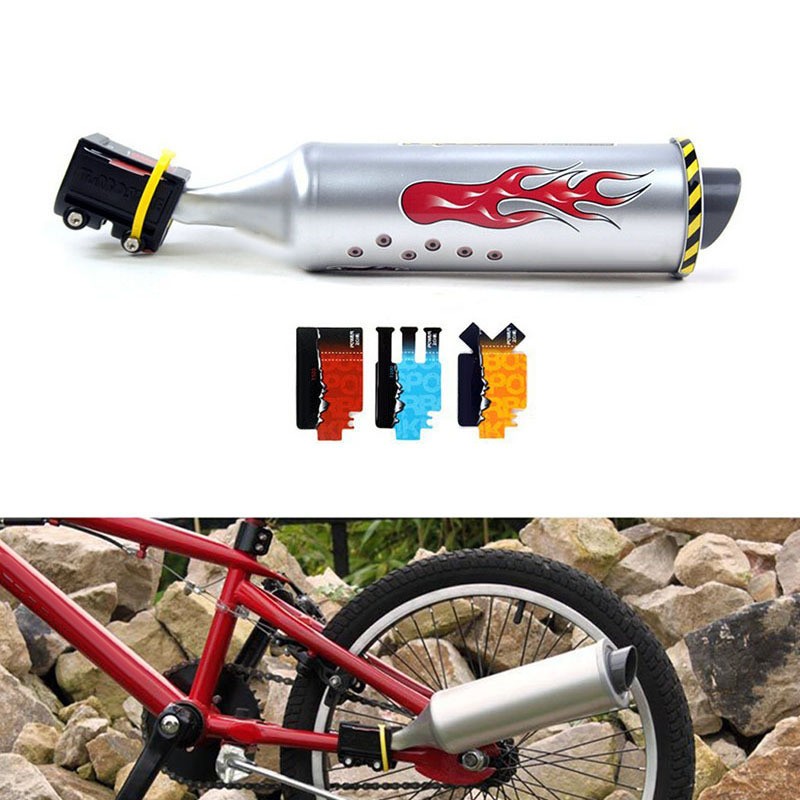 Pedal Bike Sound Effect Kit – Turbo Motorcycle Exhaust Pipe Toy