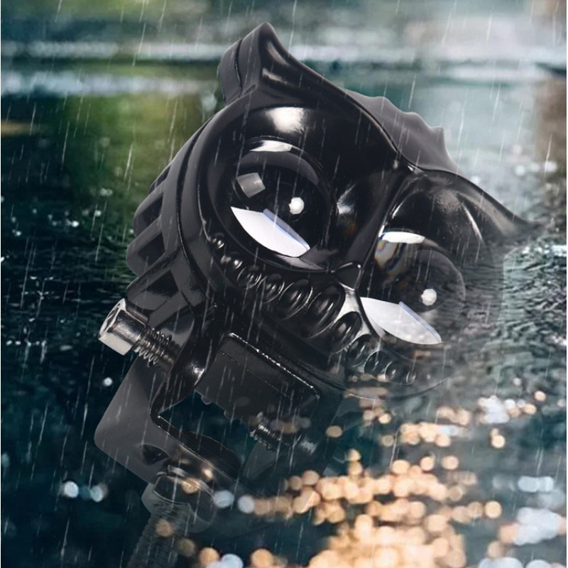 Mini Owl Lens LED Bike Headlight – White & Amber Beam