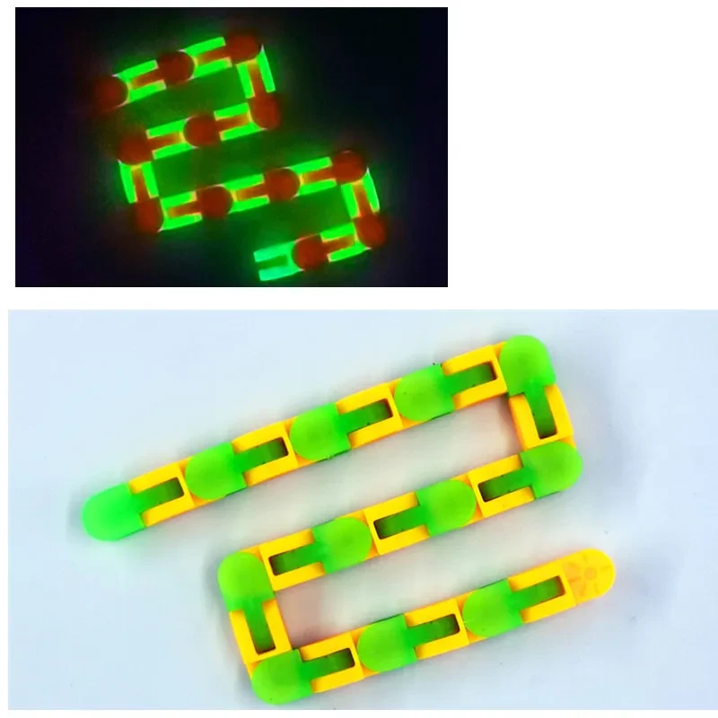 Luminous Decompression Bicycle Chain Toy – 24/36/48 Section Fidget