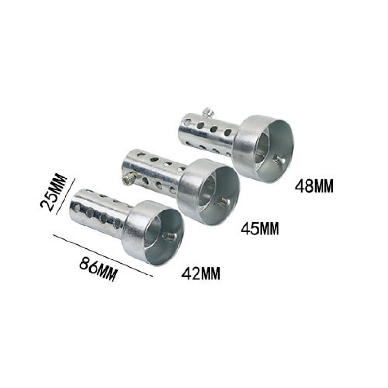Premium Bike Sound Reducer β Viper Chrome Muffler Upgrade