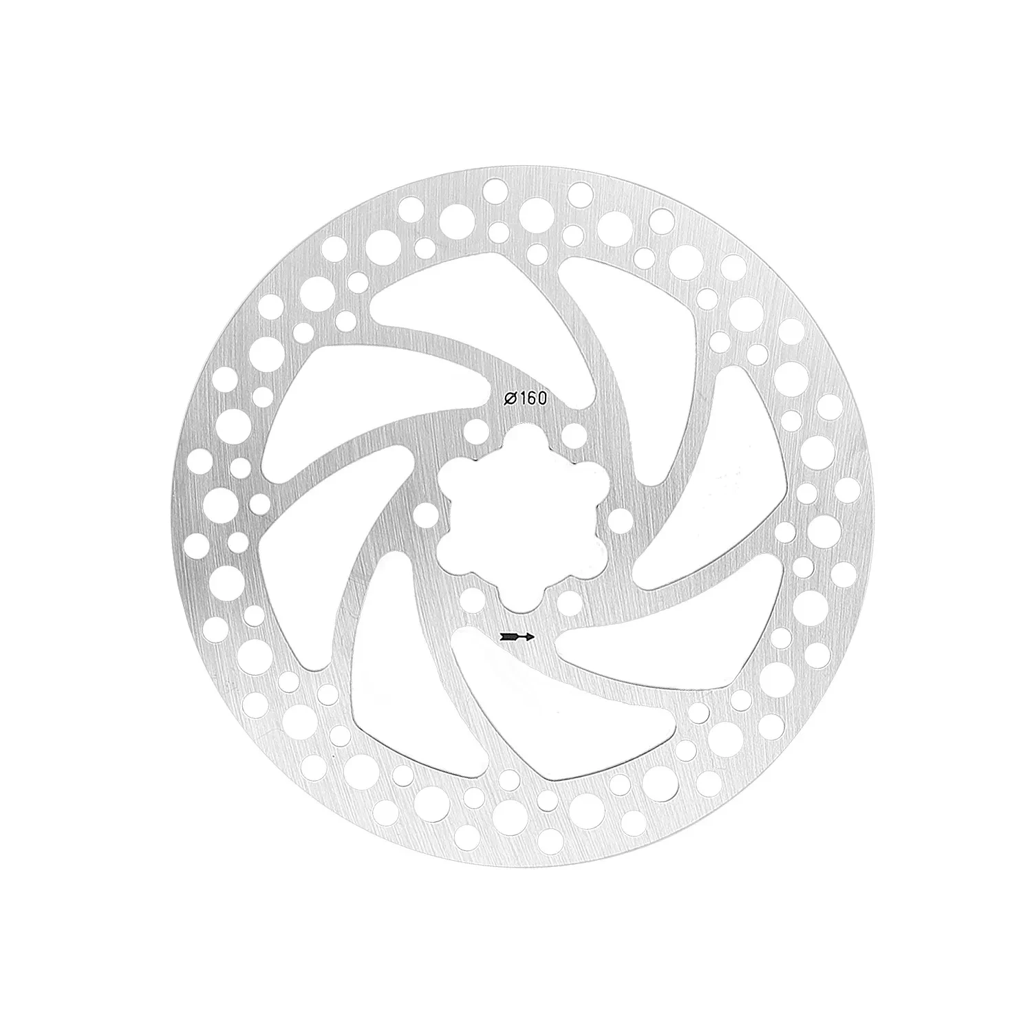 SpeedMax 6-Hole Disc Brake Rotor β 160mm/140mm/120mm with Screws