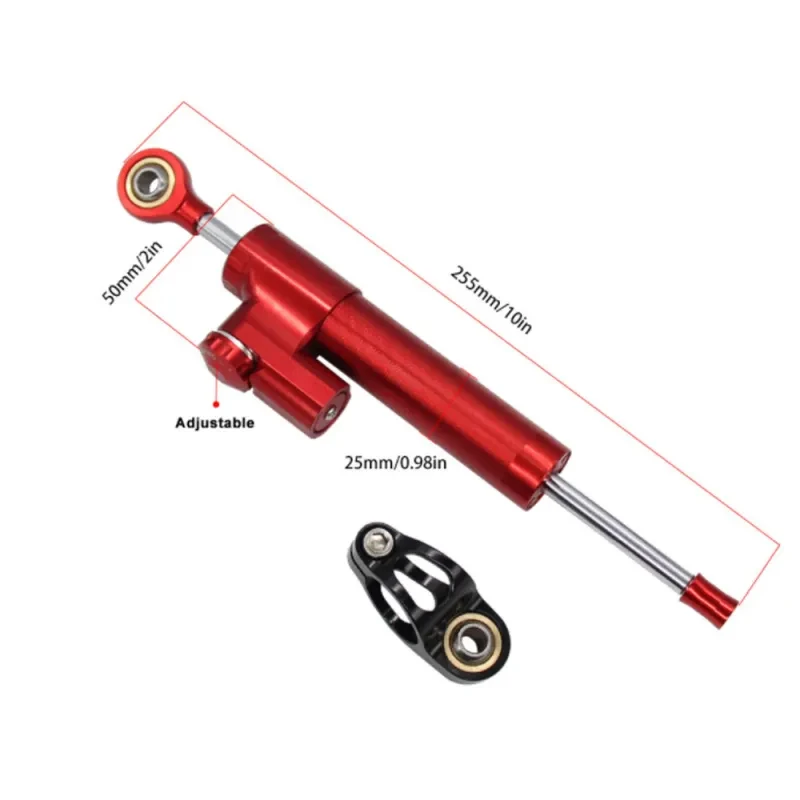 MotoTech Titanium Steering Damper – Universal Motorcycle Refitting Part