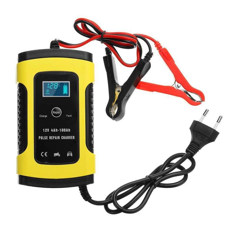 Advanced CPU Controlled Charger – 12V 6A LCD Battery Management Tool