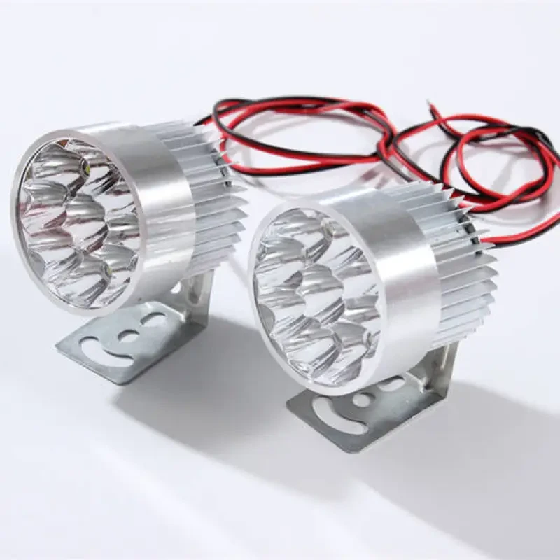 RoadStar Super Bright Motorcycle Headlight – External LED Lamp Upgrade