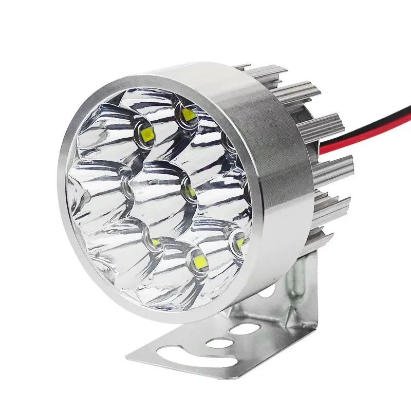 RoadStar Super Bright Motorcycle Headlight – External LED Lamp Upgrade