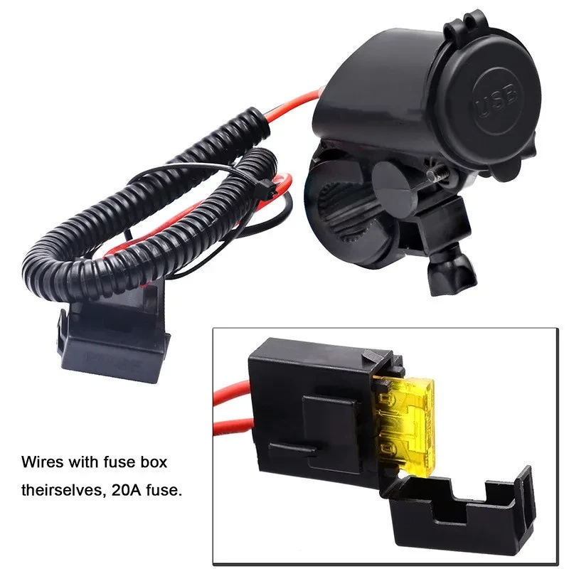 MotoTech Dual USB Charger β 4.2A Waterproof 12V/24V Phone Adapter