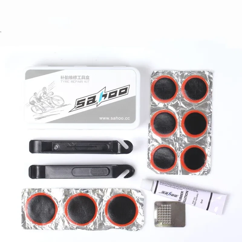 Complete Bicycle Repair Kit – 14-in-1 Tool Set with Pump & Tire Patch