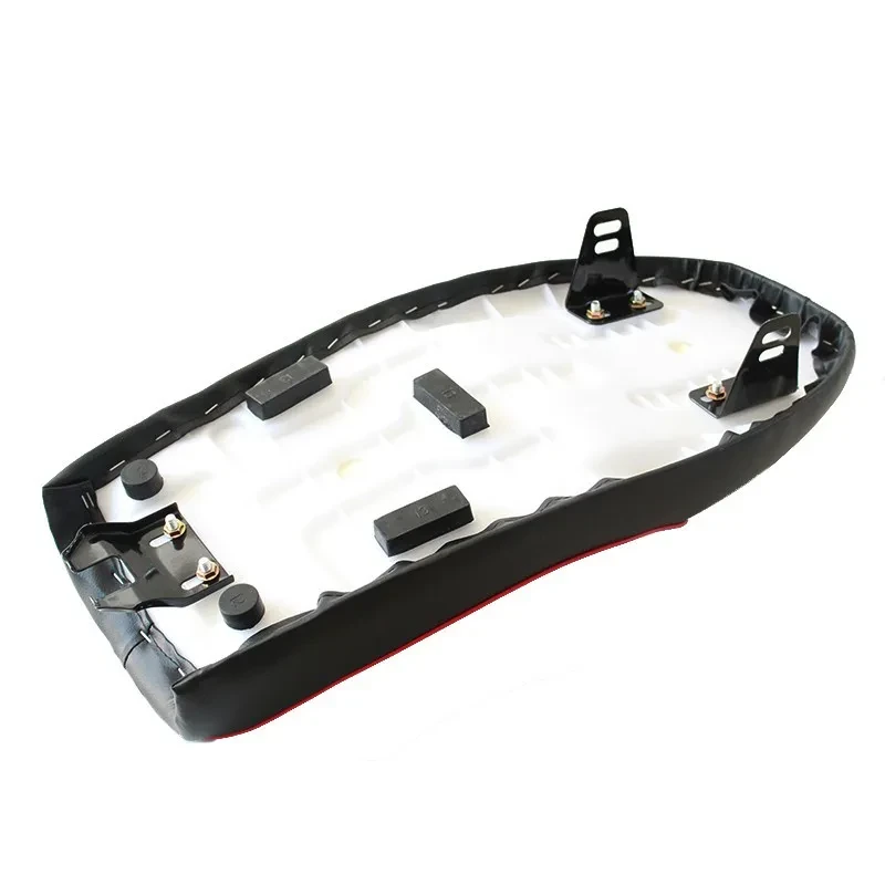 Retro Hump Motorcycle Seat Cushion – Waterproof Leather for CG125