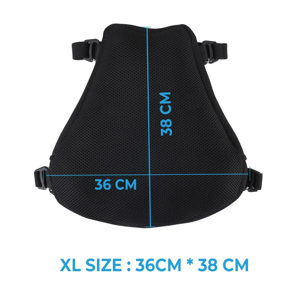 3D Mesh Airbag Motorcycle Seat Cushion – Breathable Shock Absorbing Pad