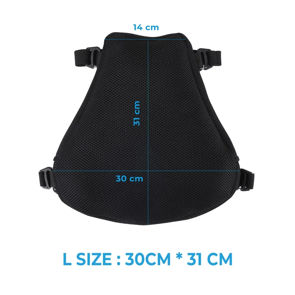 3D Mesh Airbag Motorcycle Seat Cushion – Breathable Shock Absorbing Pad