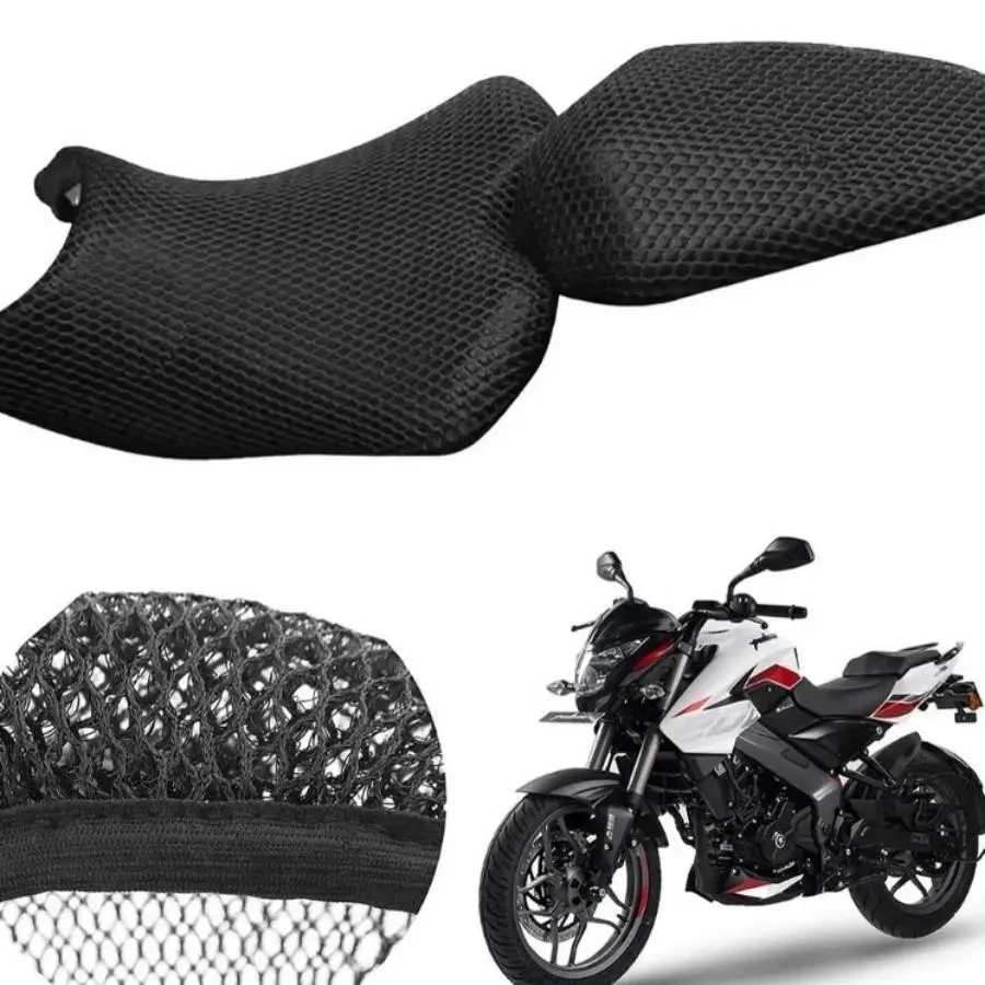 Bajaj NS200 Mesh Seat Cover – Breathable Nylon Protection Cushion