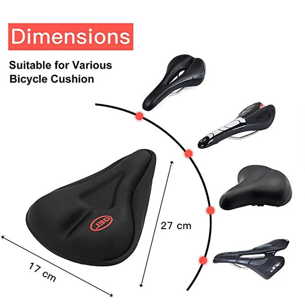 Thickened Mountain Bike Seat Cushion – Comfortable Bicycle Saddle Cover
