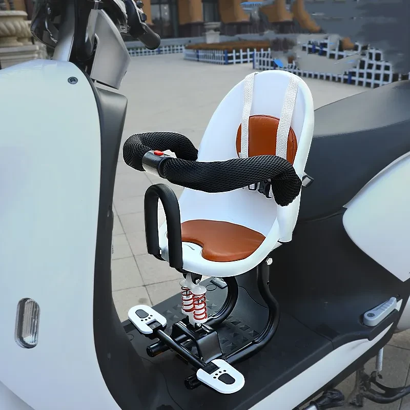 Child Safety Front Seat for Electric Scooter – Sturdy Steel Frame