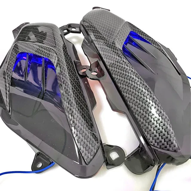 NMAX155 LED Side Lamp Pair – Carbon Fiber Style for Yamaha NMAX125/155