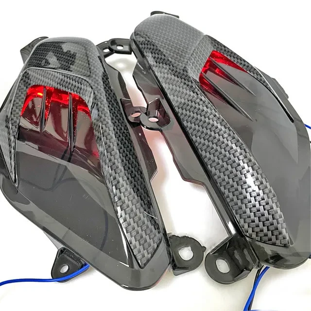 NMAX155 LED Side Lamp Pair – Carbon Fiber Style for Yamaha NMAX125/155