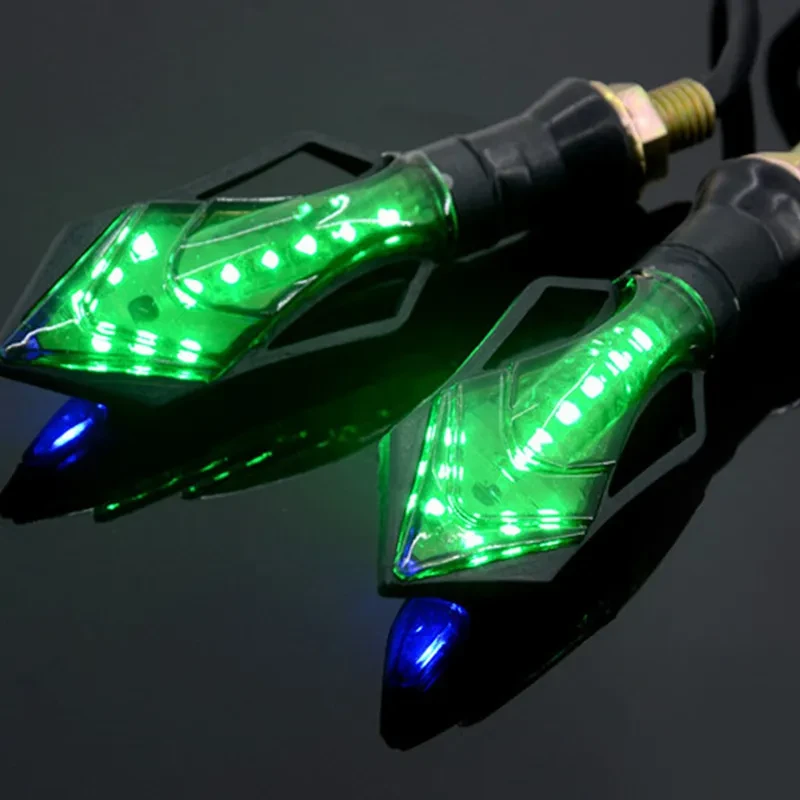 Universal 12V Bike Tail Blinker Dual-Tone LED Direction Lamp