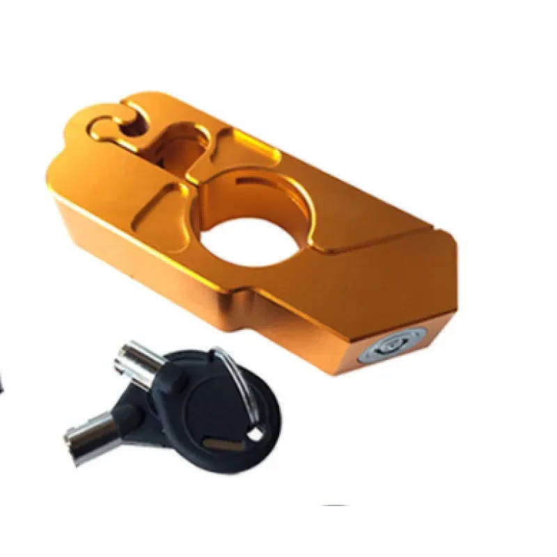 Scooter & Motorcycle Brake Lever Grip Lock – CNC Anti-Theft Guard