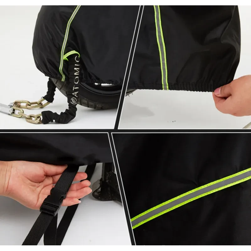 Heavy Duty Motorbike Rain Dust Protector – Waterproof All-Season Cover