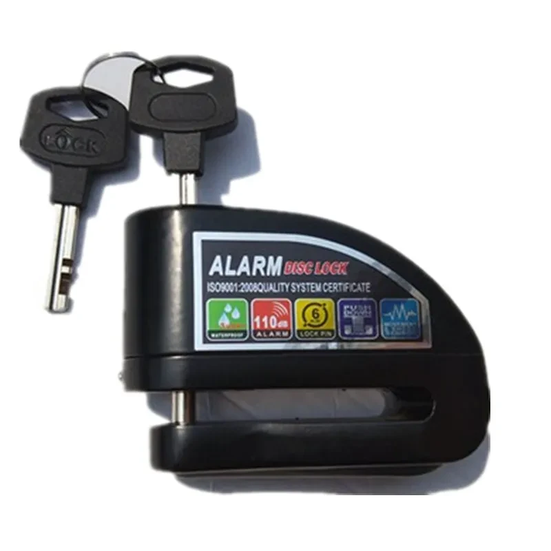 SteelShield Alarm Disc Lock – Waterproof Motorcycle Theft Protector