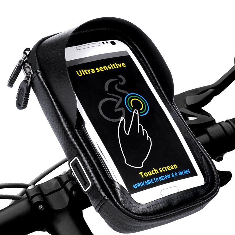 MotoShield Phone Holder Bag – Rainproof & Shockproof Case