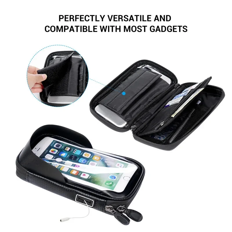MotoShield Phone Holder Bag – Rainproof & Shockproof Case