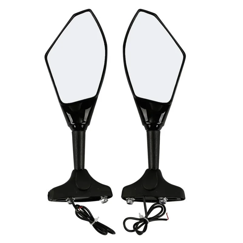 MotoGlow Arrow LED Mirror – Stylish Rearview for Street Bikes
