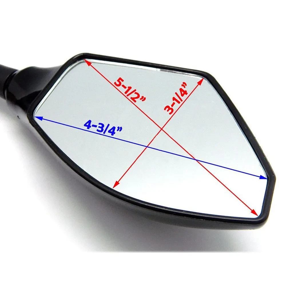 MotoGlow Arrow LED Mirror – Stylish Rearview for Street Bikes