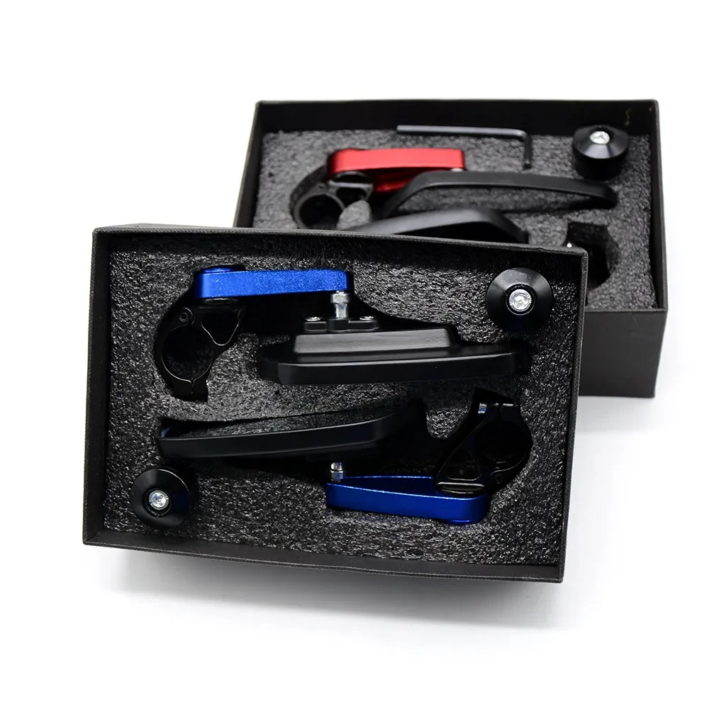 CNC Motorcycle Handlebar Mirrors β 22mm Aluminum Alloy Rearview