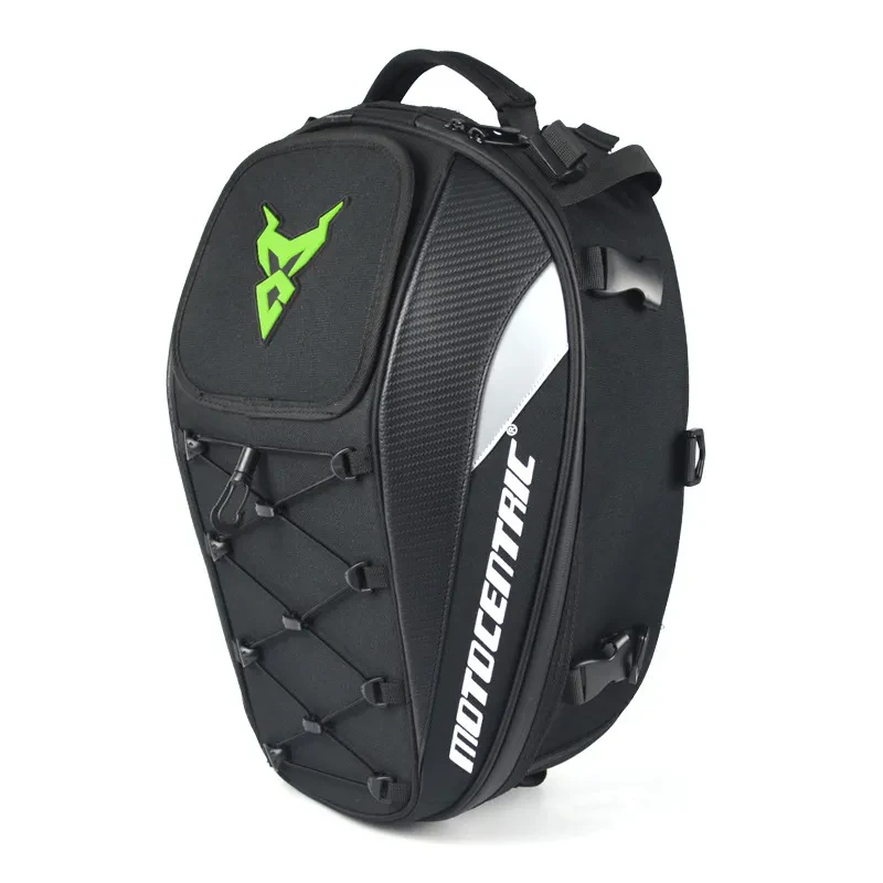 Motorbike Rear Seat Storage Backpack with Helmet Carry Option