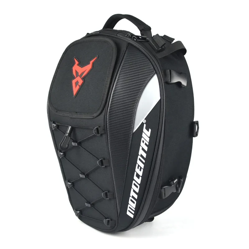Motorbike Rear Seat Storage Backpack with Helmet Carry Option