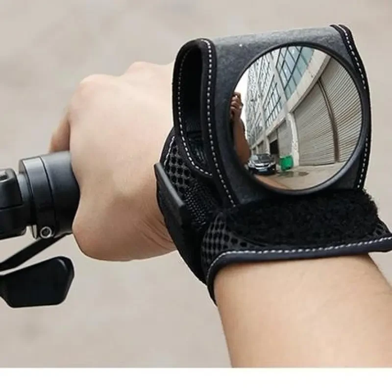 Cycling Arm Rearview Mirror with Adjustable Wristband Strap
