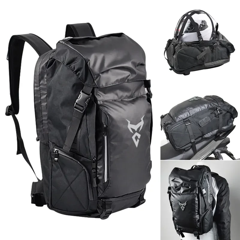 Versatile Motorbike Touring Gear Pack – Helmet Storage Shoulder Bag