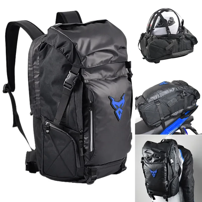 Versatile Motorbike Touring Gear Pack – Helmet Storage Shoulder Bag
