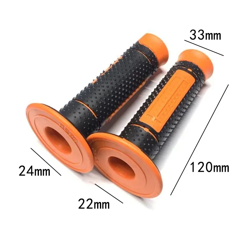 Universal Motorbike Grip Sleeves – Durable Rubber Handlebar Covers