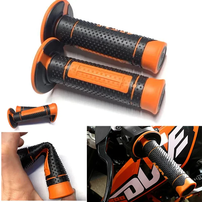 Universal Motorbike Grip Sleeves – Durable Rubber Handlebar Covers