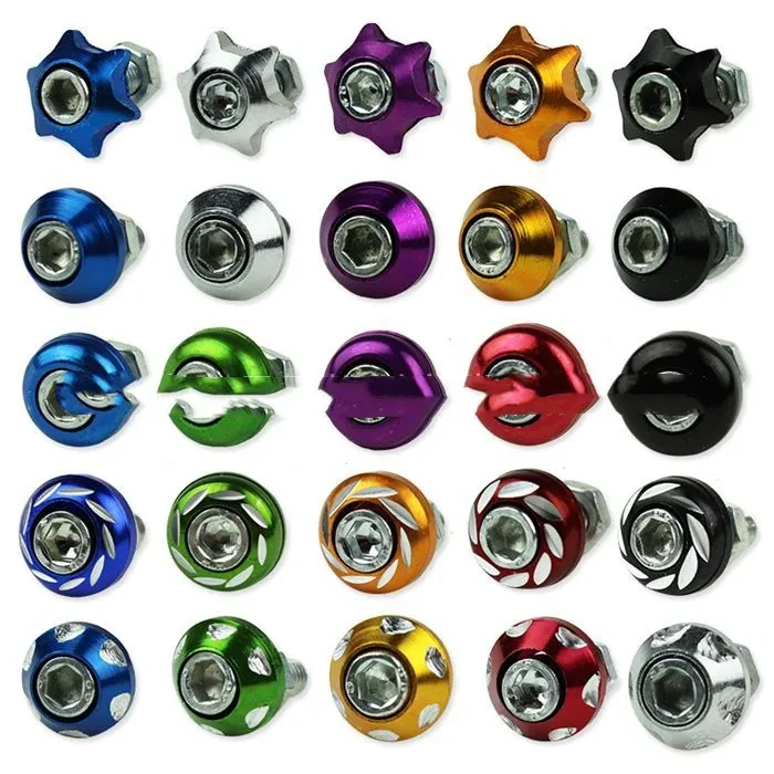 MotorBike Decorative Carved Screws – 22mm Modification Accessories
