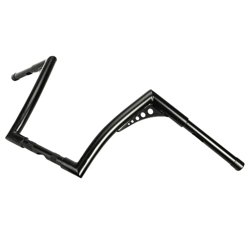 Cruiser Rise Motorcycle Handlebars – Black Metal High Bar Upgrade