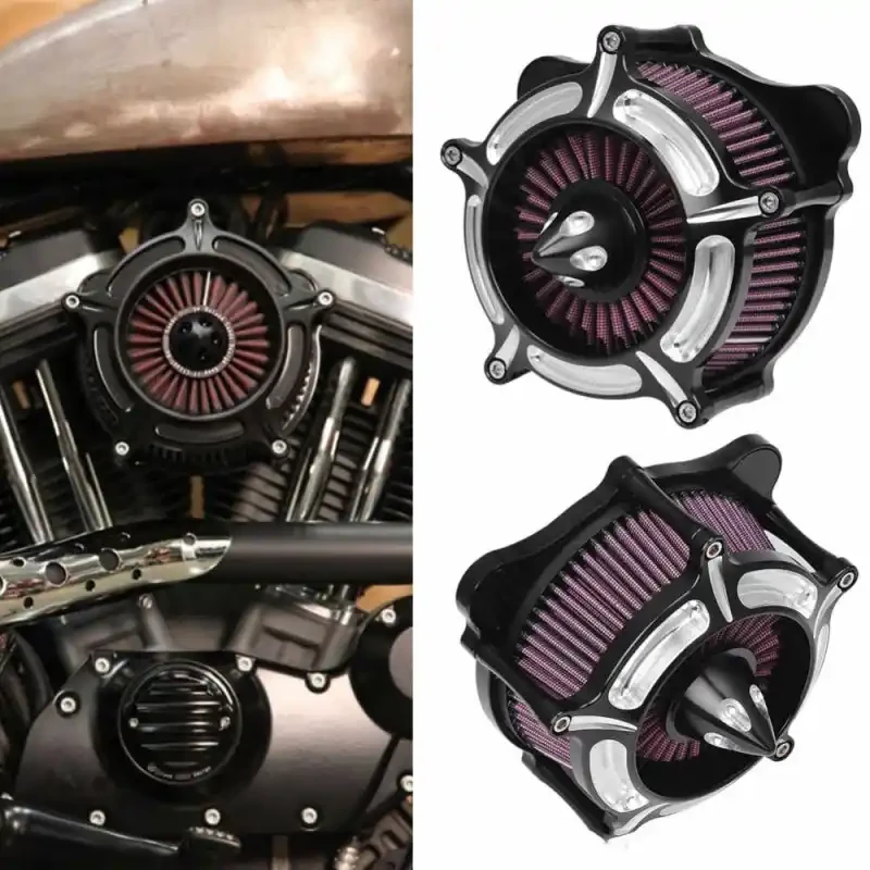 Harley Motorcycle Air Filter – Large Aluminum Alloy Upgrade Part