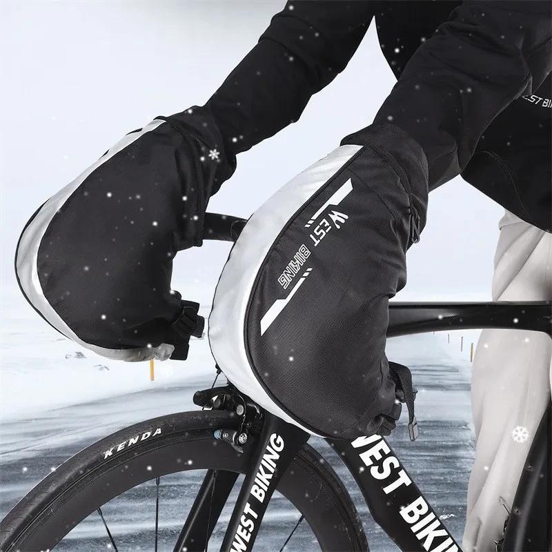 Winter Cycling Gloves – Waterproof Windproof Thermal Bike Hand Warmers