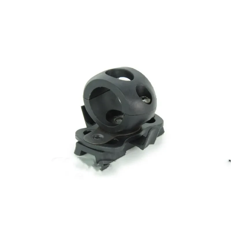 Tactical Helmet Flashlight Mount – Rail Clip with Q5 Torch