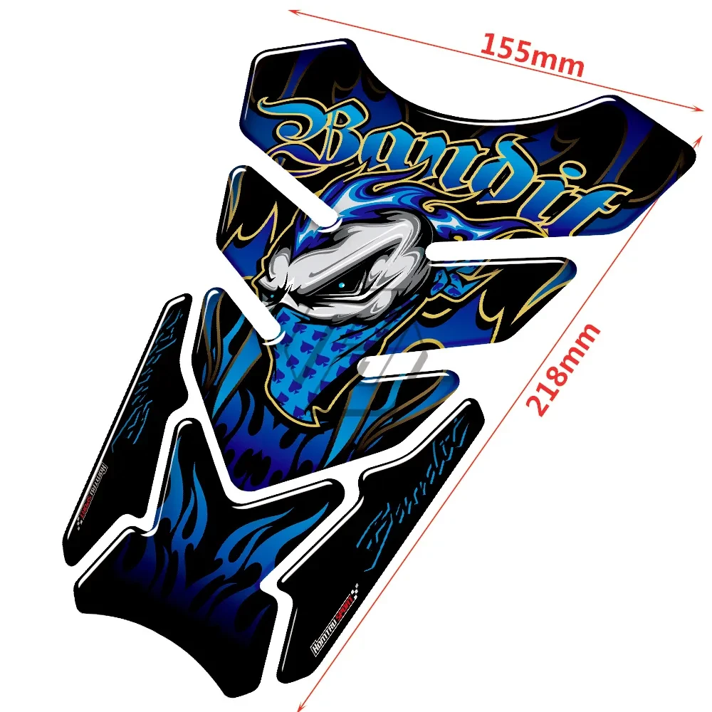 Motorcycle Fuel Tank Protector | Fish Bone Decorative Sticker