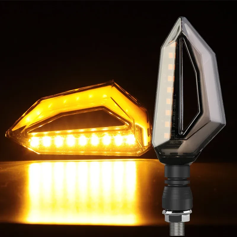 Energy-Efficient LED Motorcycle Signal Lights Acrylic Lens Design